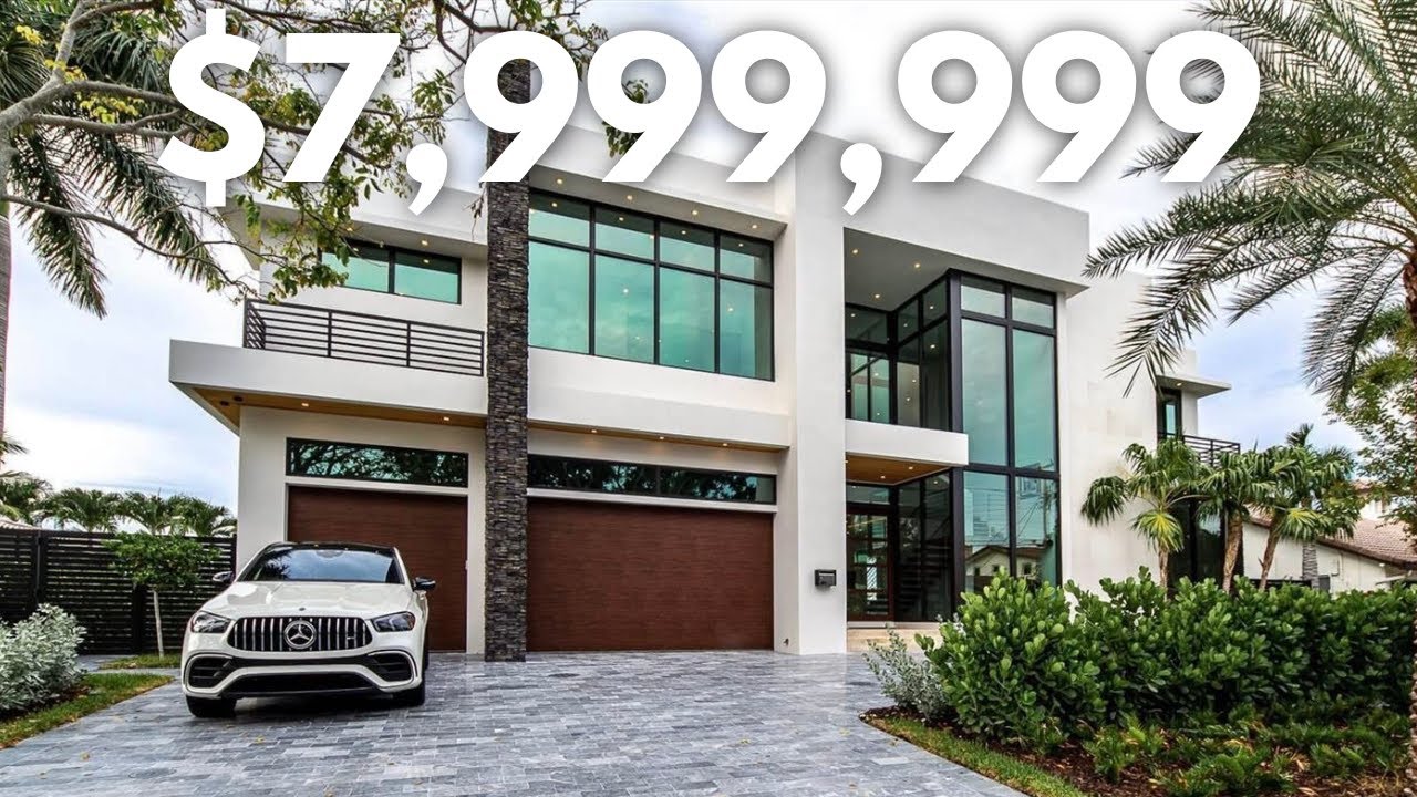 INSIDE A $7,999,999 MODERN LUXURY HOME IN FT. LAUDERDALE