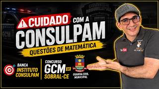 GCM SOBRAL-CE 🔥 WATCH OUT FOR CONSULPAM! | MATH PRACTICE QUESTIONS screenshot 4