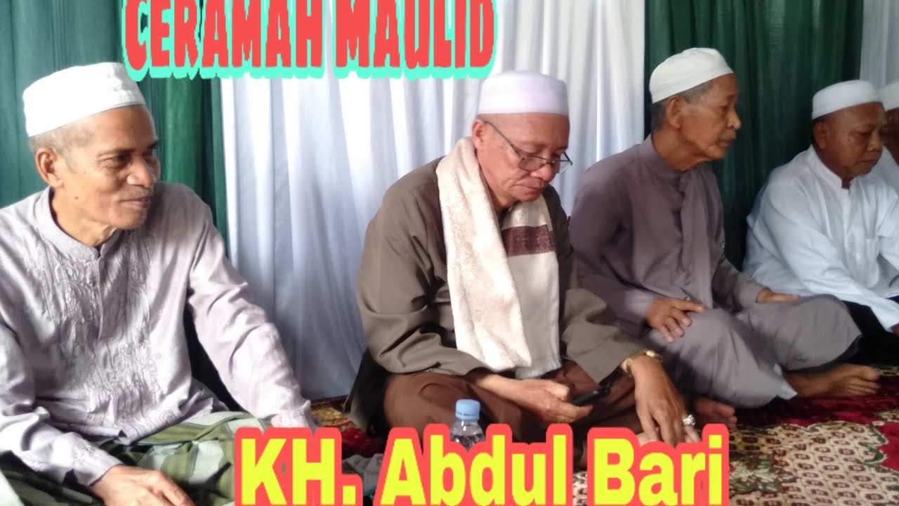KH. Abdul Bari Alabio ceramah maulid nabi muhammad