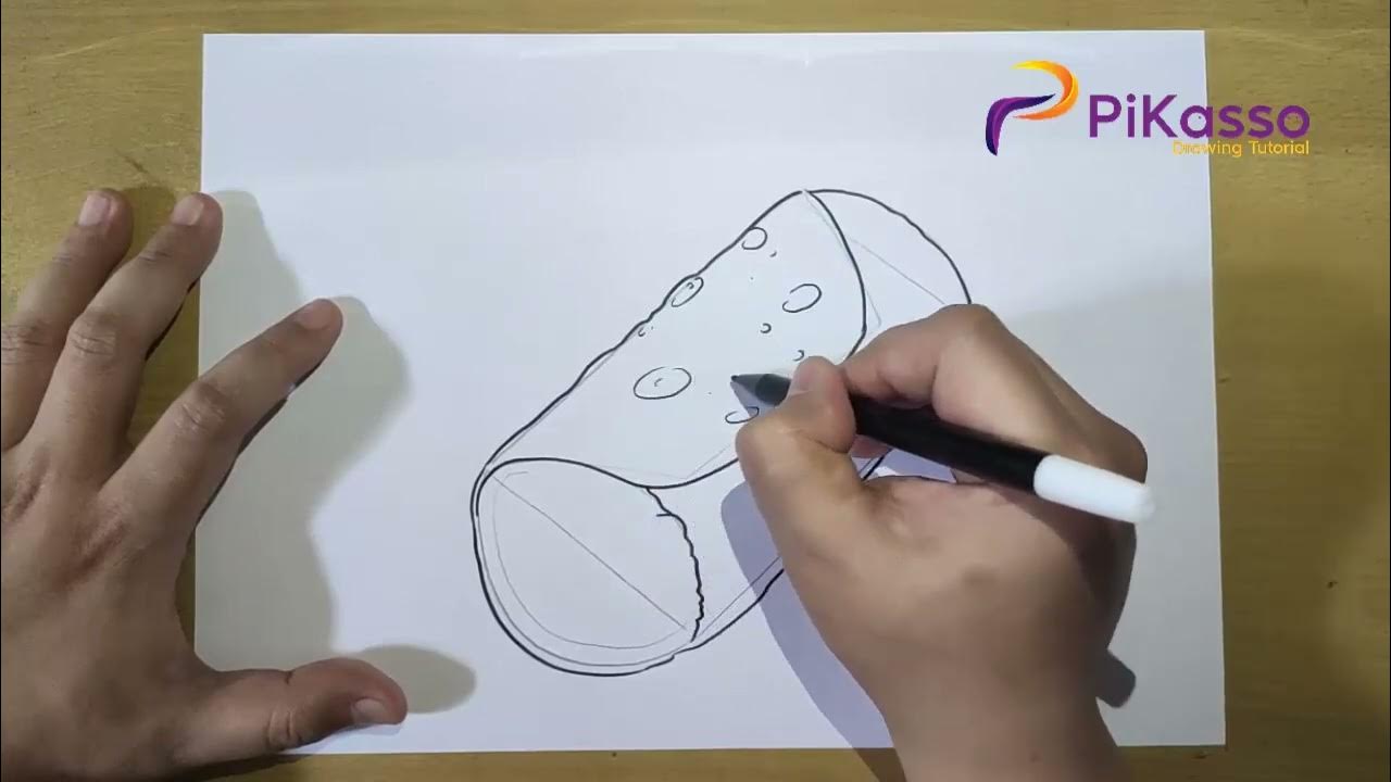 How to Draw a Burrito Easy step by step YouTube