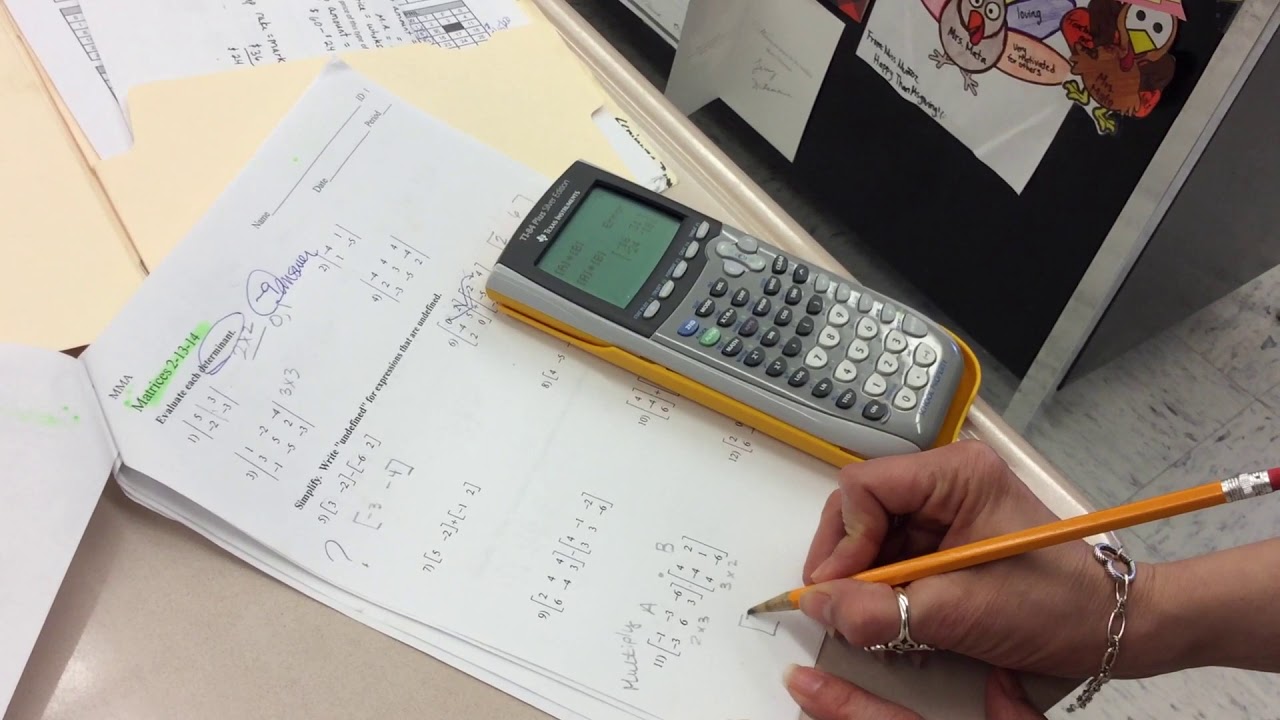 matrices-on-calculator-addition-subtraction-multiplication-youtube