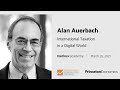 Alan Auerbach on International Taxation in a Digital World