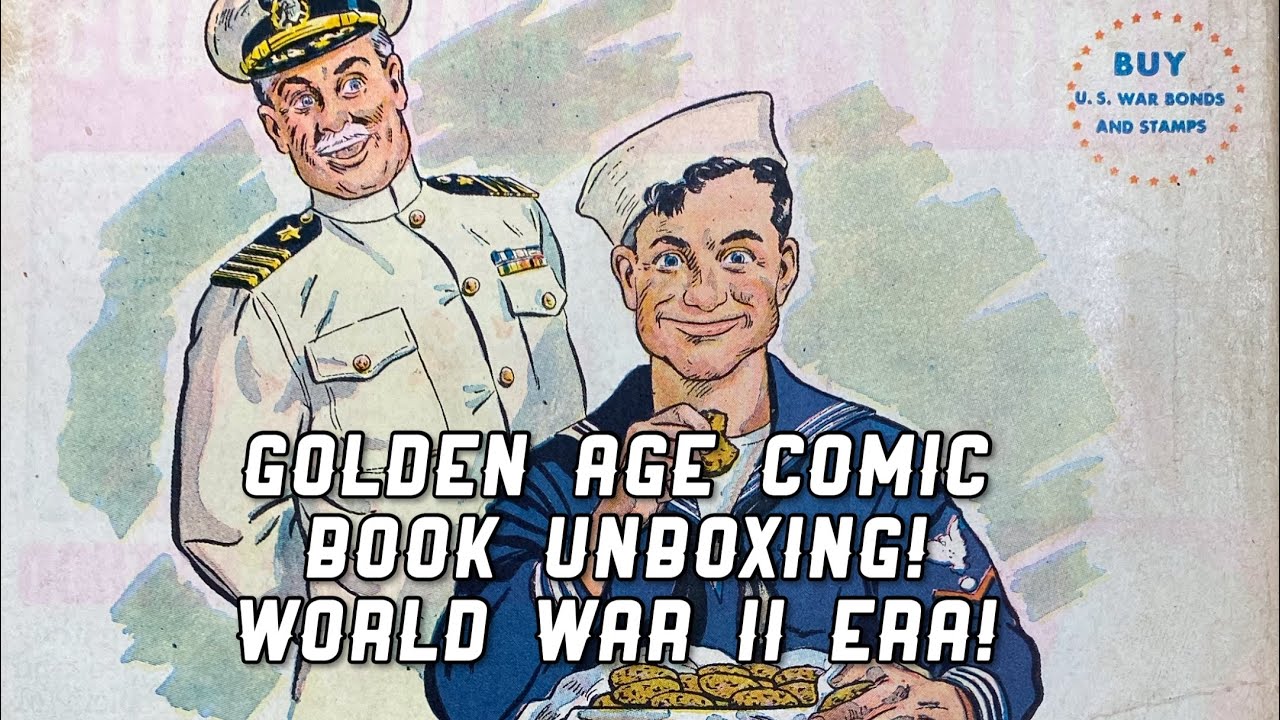 Golden Age Comic Unboxing, World War II Era!