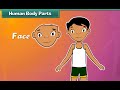 Human body parts nursery class animation