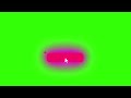 Glowing Subscribe Button Animation Green Screen Overlay