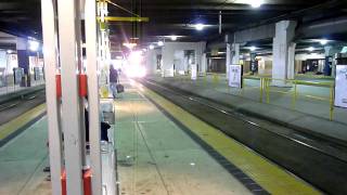 Hiawatha Light Rail Arriving At Mall Of America Transit Station