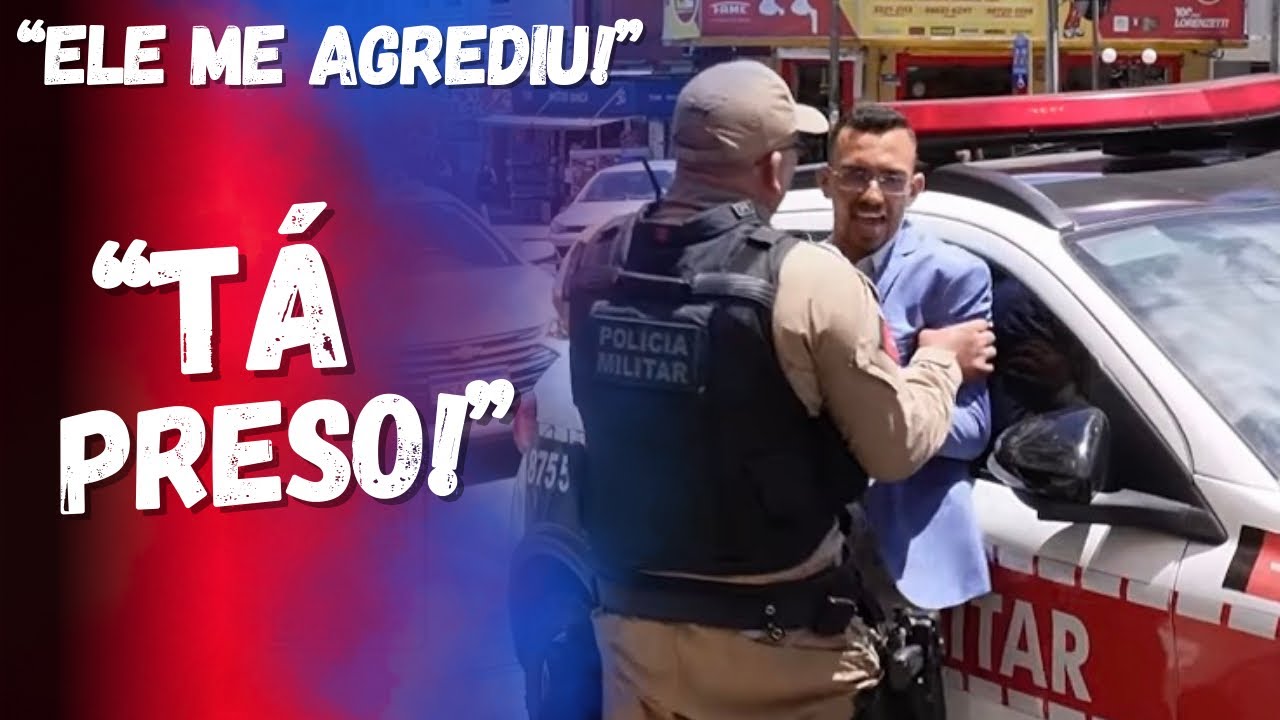 GERENTE PROVOCA COM DEBOCHE E POLÍCIA PARTE PRA CIMA DE REPÓRTER! 