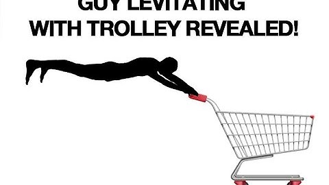 GUY LEVITATING WITH SHOPPING CART BY XAVIER MORTIMER REVEALED!