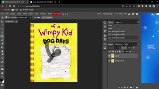 How to make a Diary of a Wimpy Kid custom cover! - tutorial