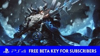 SMITE - Free PlayStation 4 Beta Key for YouTube Subscribers!