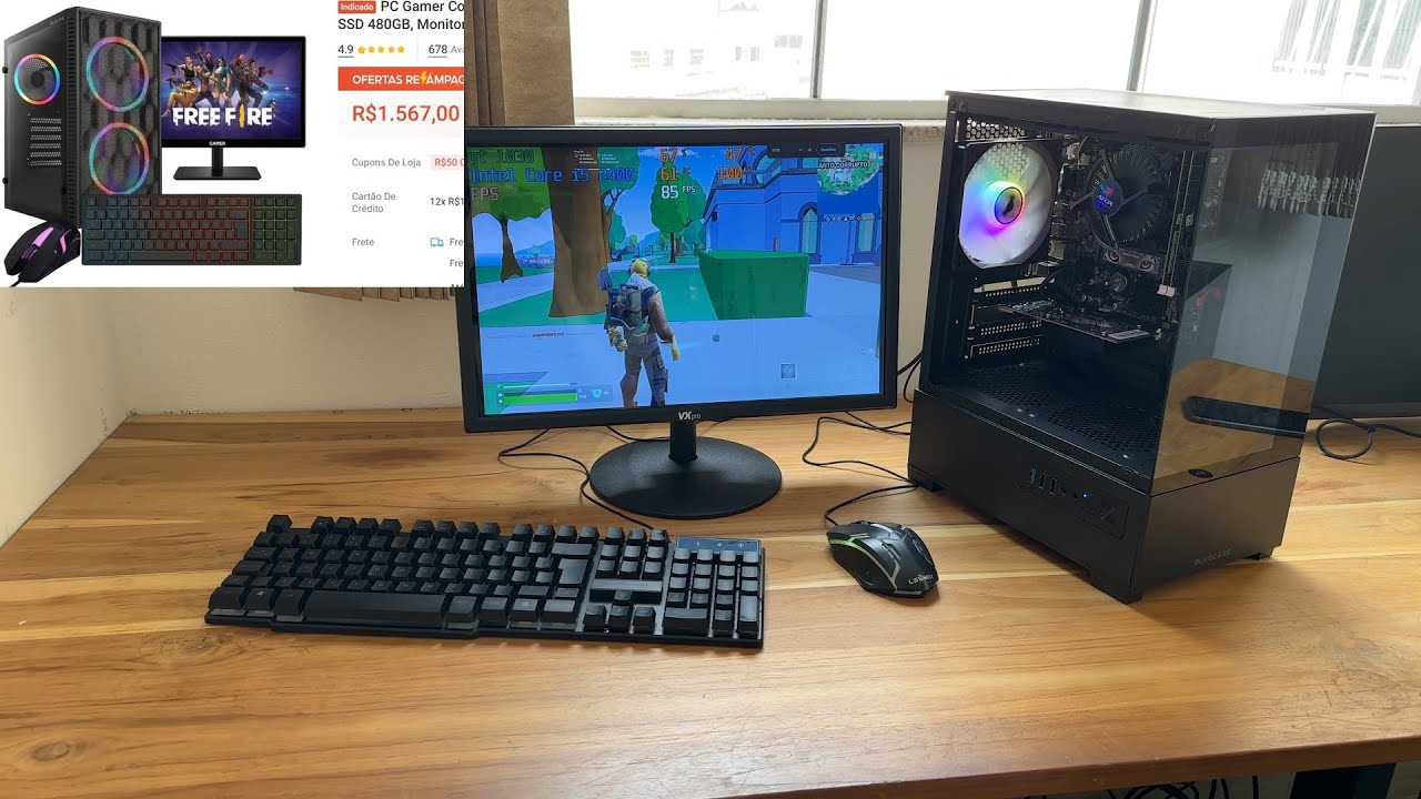 Comprei o PC Gamer Completo da Shopee R$1500 Roda Tudo mesmo?