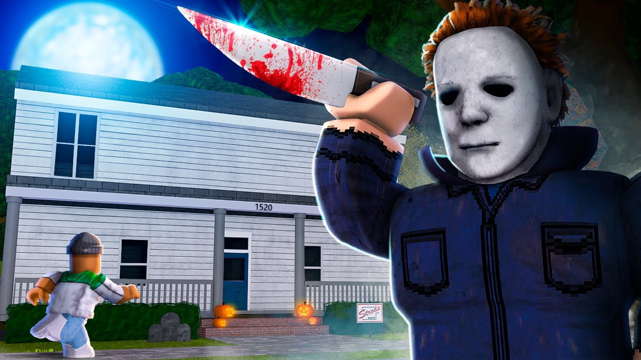 Merrickhanna подписаться Michael Myers fail! Merrick & @libertybarros @Spirithalloween #Halloween. Roblox halloween animation