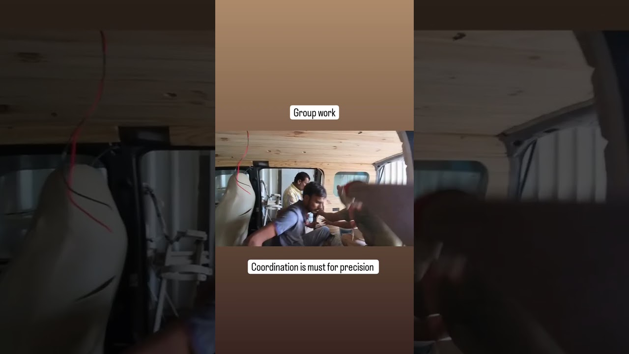 Group work, good coordination 