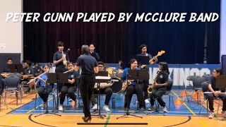 Peter Gunn played by McClure Band in Spring Concert 2024