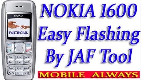 NOKIA 1600 | Easily Flash | By JAF TOOL