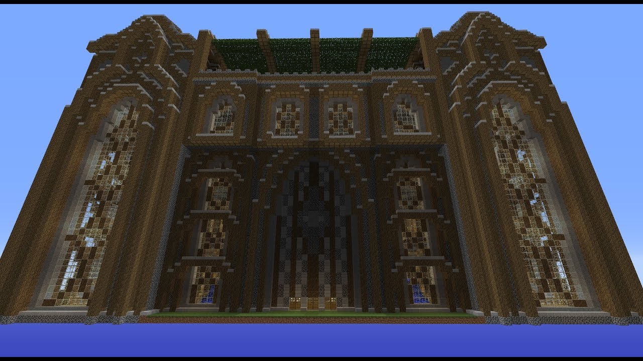 Library Mega Build Minecraft Challenge: Alpha Compatible Library Megabuild - YouTube