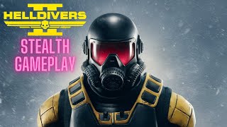 Helldivers 2: CB9 Crossbow Stealth Gameplay (Bunkers Solo Helldive /// All Clear /// No Deaths)