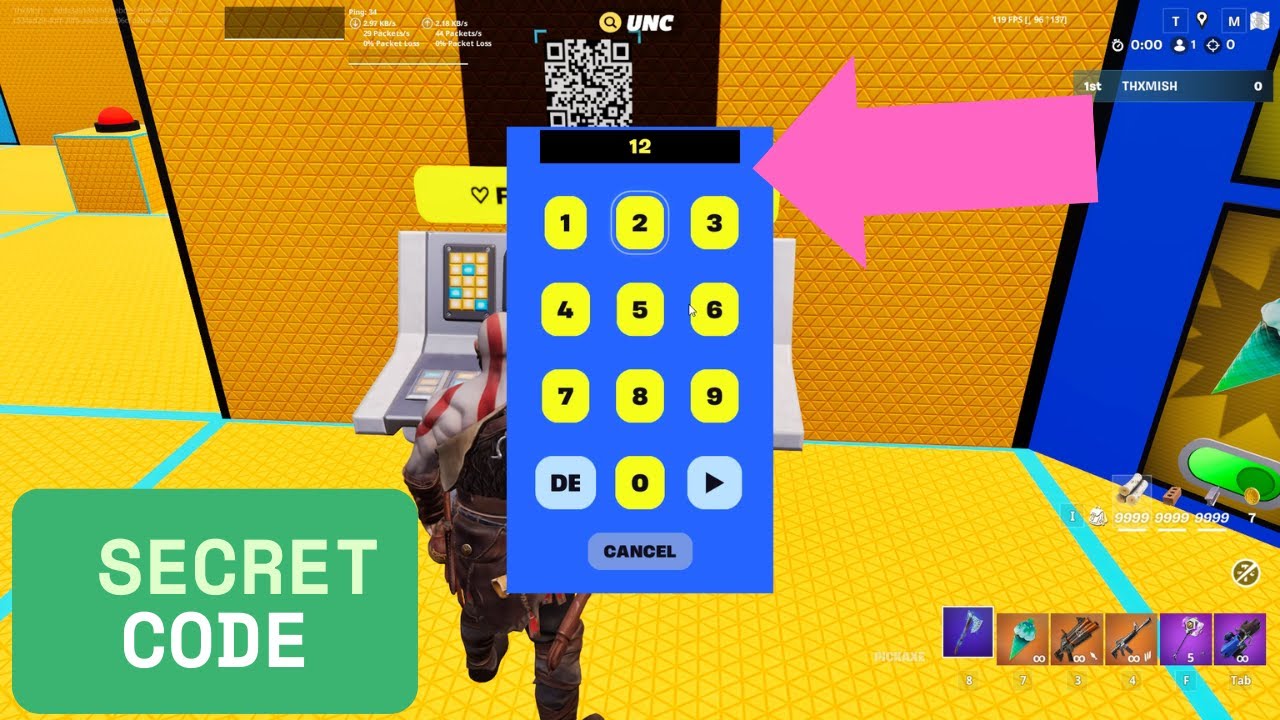 Fortnite SUPER PIT SECRET CODE to Unlock the PLANE in Fortnite! 🛩️ ...