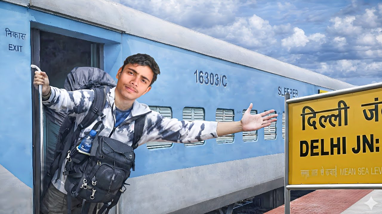 I Visited Delhi for the First Time  🚂
