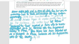 Evidence and Commentary: Rhetorical Analysis