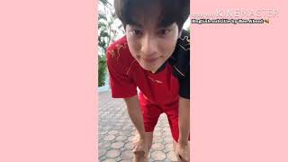 [Eng Sub] 14/05/2020 Gulf Kanawut shows his football skill #KFCGreenCurryxMewGulf