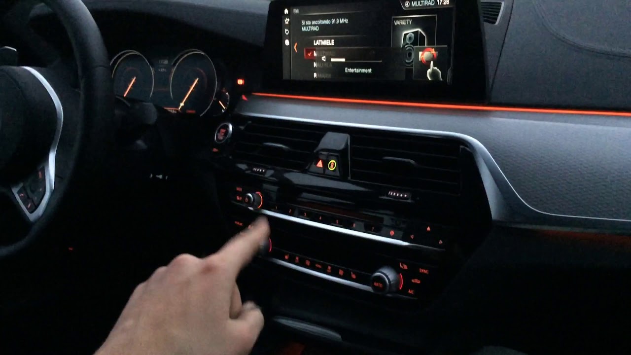 Bmw x3 gesture control volume radio control volum din deget