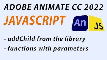 Adobe Animate CC 2022  - JavaScript tutorial - add elements to stage using functions with parameters