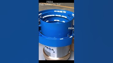 FEDA customized capsule vibrating bowl.#machine #make #auto #factory #engineering #sorting #feeding