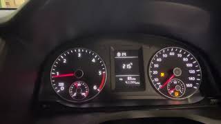 VW Caddy Clock Setting. Dash and Multimedia Display 2017