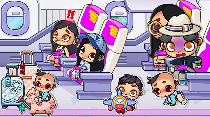 NOS PREMIÈRES VACANCES EN FAMILLE DANS UN AVION SUR AVATAR WORLD ! MISS QUEEN 👑