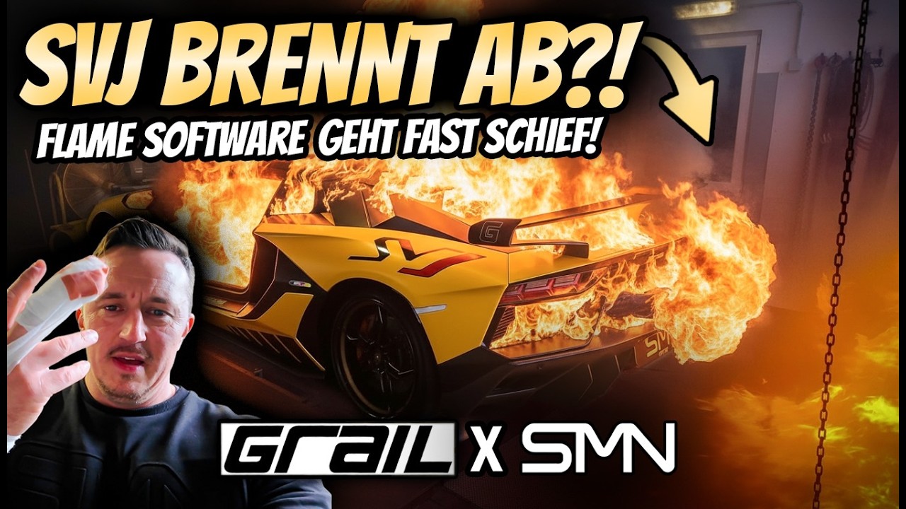 GRAIL Lamborghini Aventador SVJ!  KATASTROPHE mit SMN FLAME MAP!  - Franz Simon Motorsport