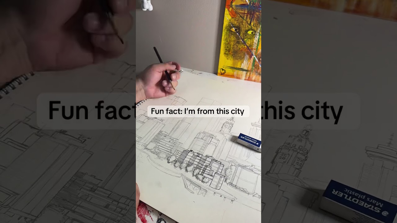 Turning random lines into a whole city skyline 