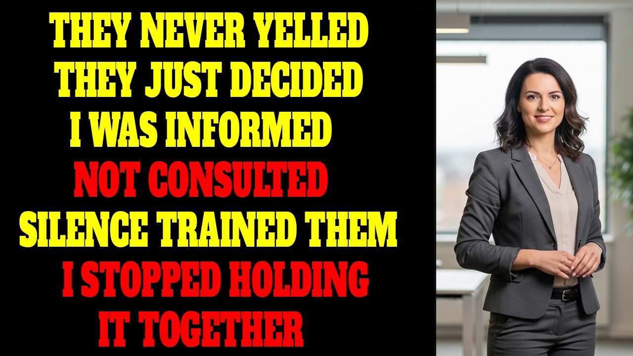 My In-Laws Never Yelled — They Just Replaced Me