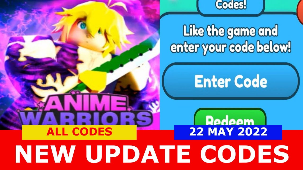 NEW UPDATE CODES [UPD3.5] ALL CODES! Anime Warriors Simulator ROBLOX