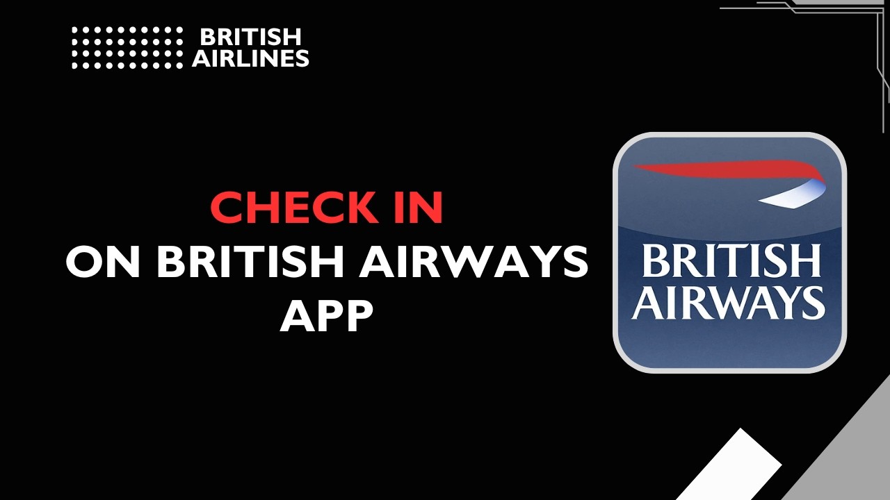 How to Check In on British Airways App - YouTube