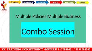 Combo Session - Multiple Policies Multiple Business|| LIC PLANS || MDRT TRAINING || 100+ | VIJAY