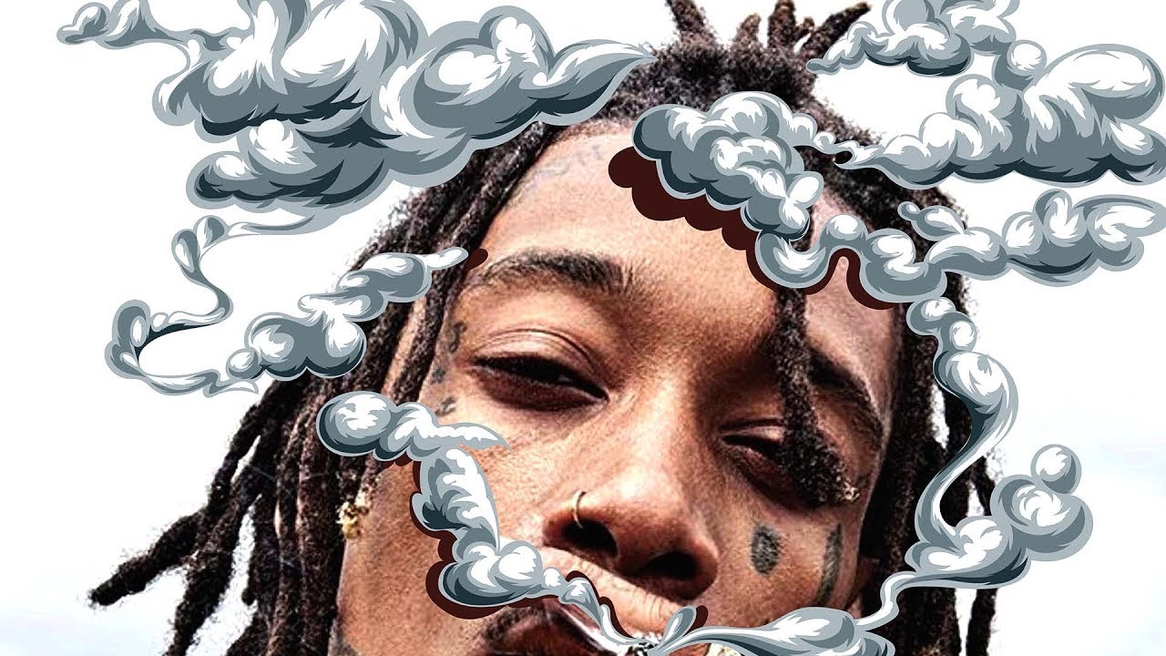 wiz khalifa smoking drawing