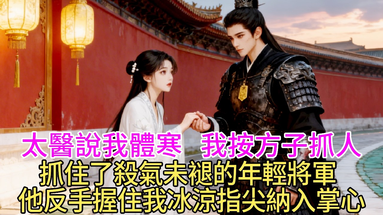 太醫說我體寒，需尋男子暖身。我按方子抓人，抓住了殺氣未褪的年輕將軍。他反手握住我冰涼指尖，納入掌心：“末將體溫尚可。”#古言#甜文#爽文#一世兩相依