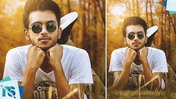 Photoshop Tutorial | Photo Manipulation Change Background & Blending