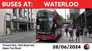 London buses at Waterloo 28/06/2024