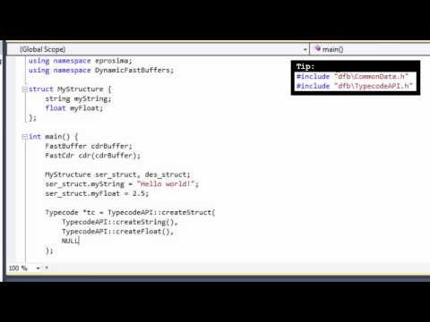 eProsima Dynamic Fast Buffers: Hello World