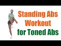 30 Minute Standing Abs Workout for Toned Abs/ Abs and Oblique Workout