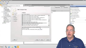 Creating Hub Transport Rules in Exchange 2010