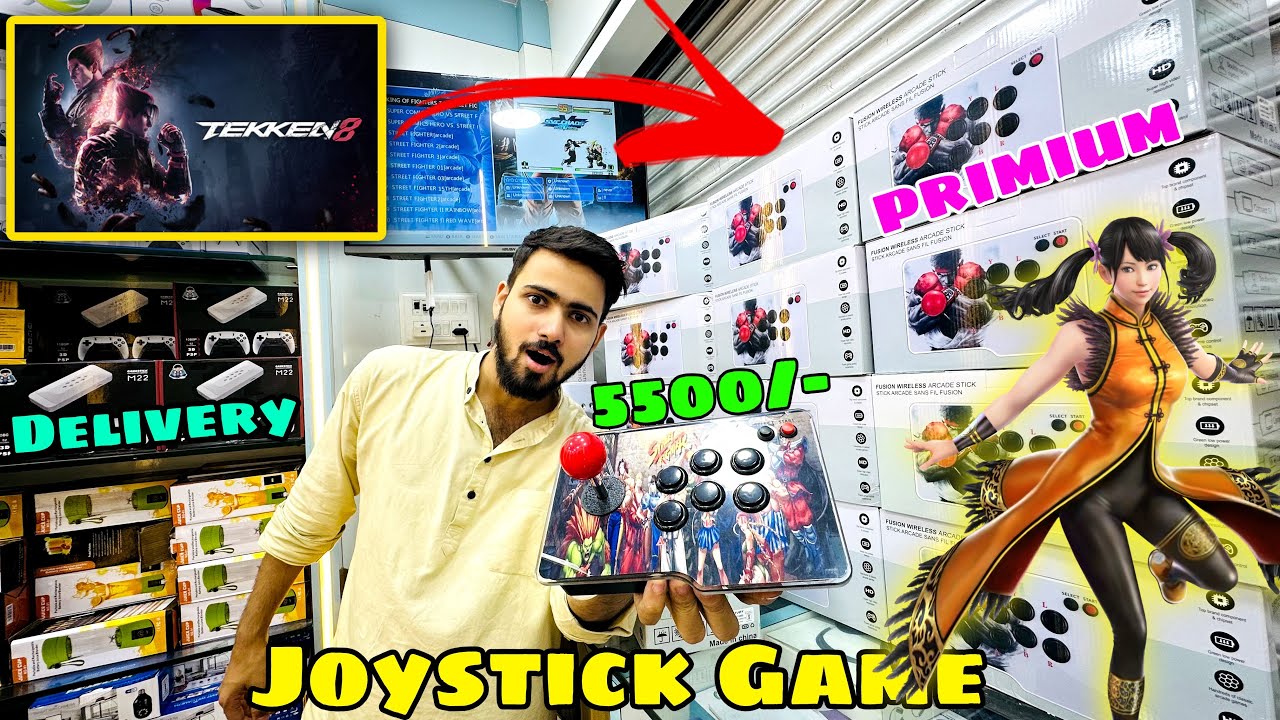 Fusion Wireless Arcade Joystick Game😳With Two Wireless Remote😱30,000 Games😳Full Specifications🔥