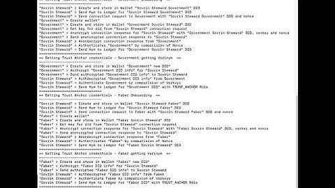 Hyperledger Indy Decentralized Identifiers (DIDs)