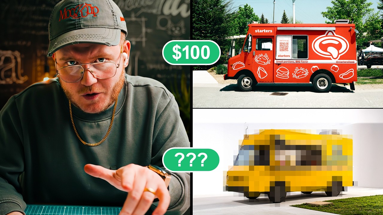 I Paid 5 Designers to Brand the Same Food Truck 😳