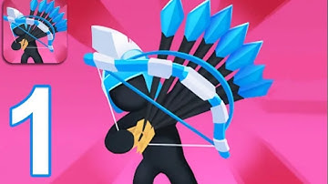 MERGE ARCHERS - Walkthrough Gameplay Part 1- INTRO (#iOS )(#Android)