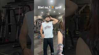 ,, biwi no.1🤣 Gym🏋️||videos funny||😂#comedy #funny #youtubeshorts #shere