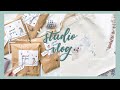 Studio vlog EP3 | painting tote bag portrait 🐶 New sandwich maker 🥪 And lots of packing orders 📦