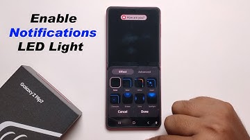 How To Enable Notifications LED & Camera Flash Notifications Light  On Samsung Galaxy  Z flip 7
